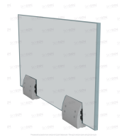 SD 20 Bracket System for Aluminum Glass Railing Installation, Heavy Duty Support Bracket for Balcony and Staircase, Durable Finish, Secure Mounting for Modern Architectural Projects 